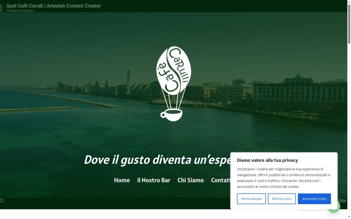 Screenshot tal-banner tal-kunsens muri qabel kwalunkwe interazzjoni