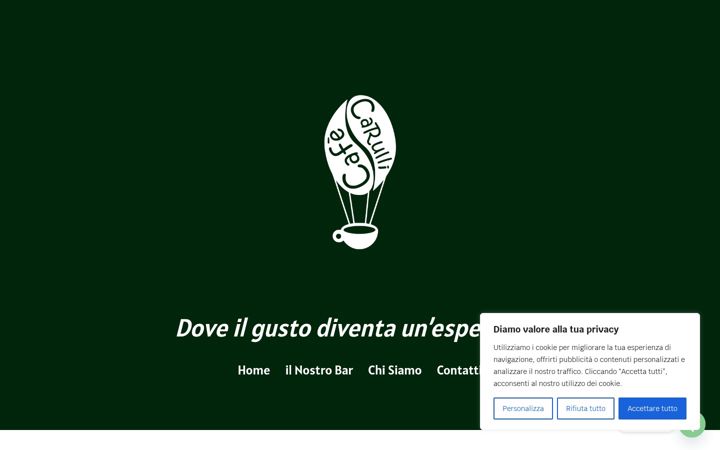Screenshot of cafecarulli.it