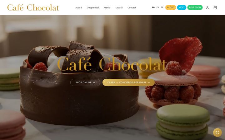 Screenshot of cafechocolat.com