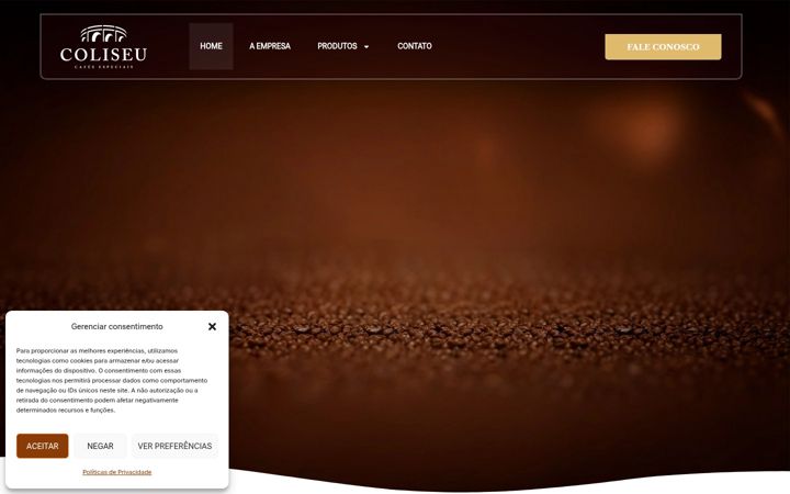 Skärmbild av cafecoliseu.com.br