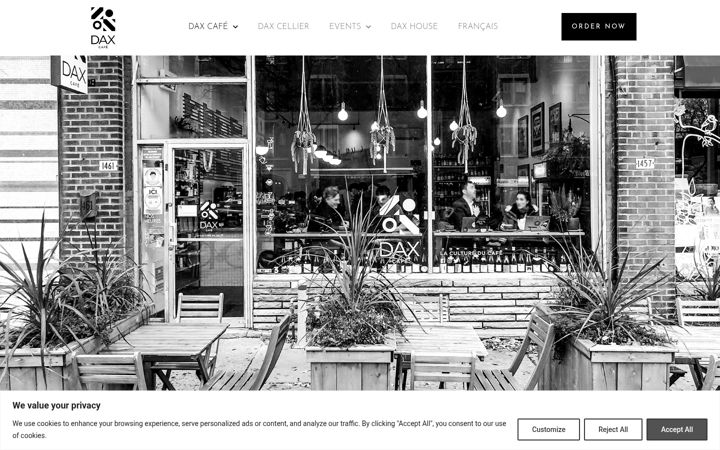 Screenshot of cafedax.com