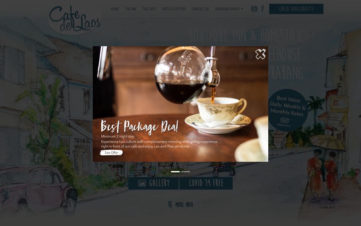 Screenshot of cafedelaos-burasari.com