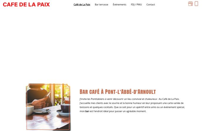 Екранна снимка на cafedelapaix-17250.fr