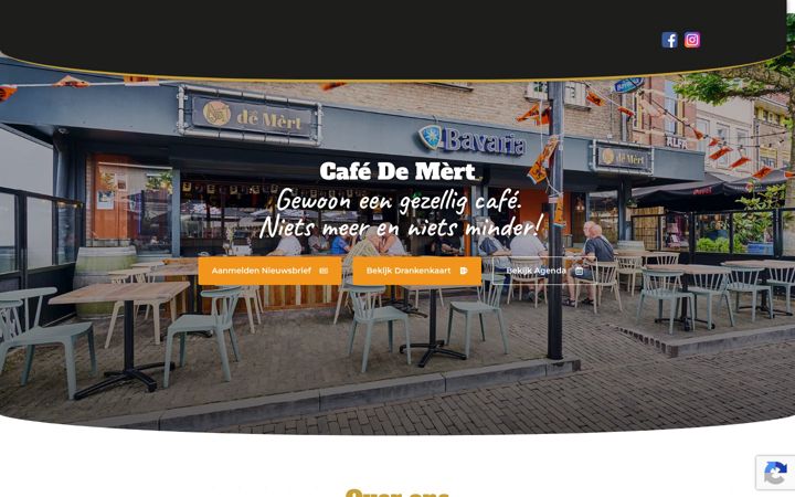Captură de ecran a cafedemertboxtel.nl