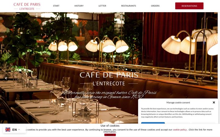 Screenshot of cafedeparis-sp.com