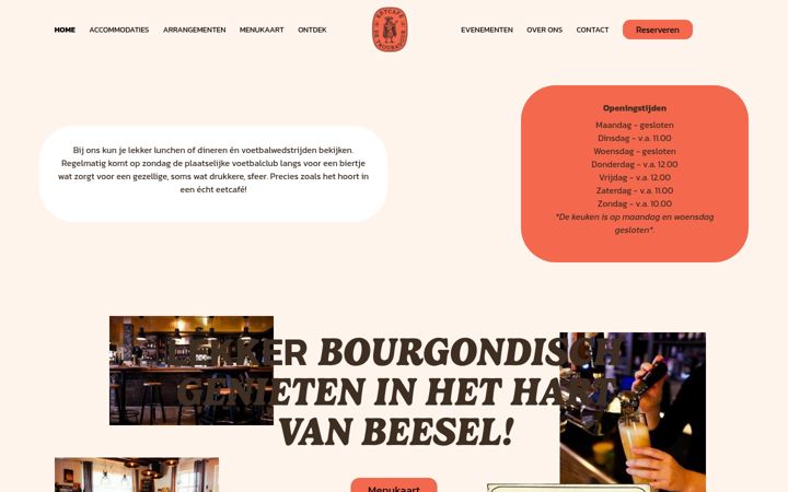 Captura de pantalla de cafedetroubadour.nl