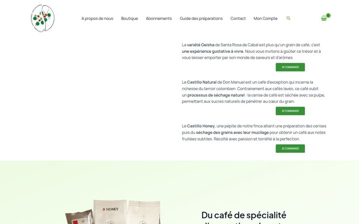 Screenshot of cafedonmanuel.fr