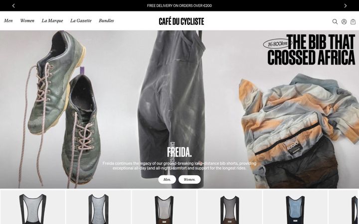 Screenshot of cafeducycliste.com