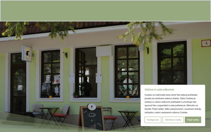 Screenshot of cafedzezva.sk