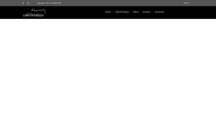 Screenshot of cafefortaleza.pt