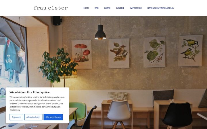 Screenshot ta' cafefrauelster.de