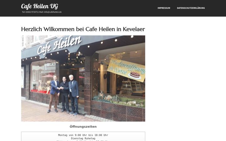 Screenshot ta' cafeheilen.de