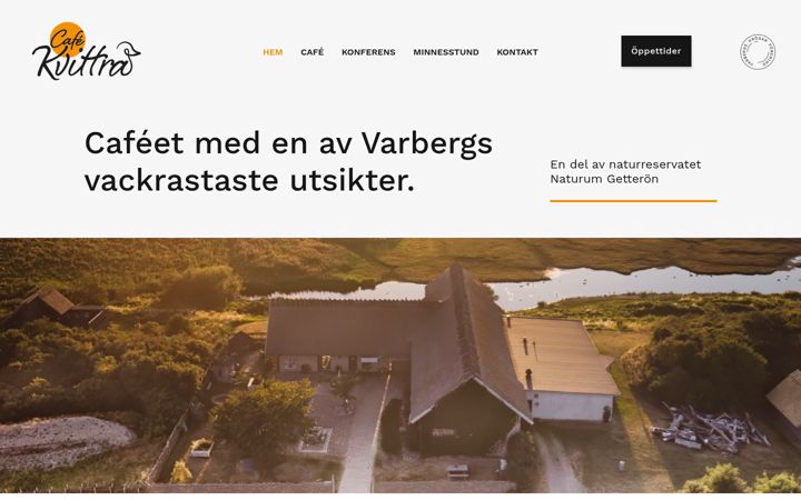 Screenshot of cafekvittra.se