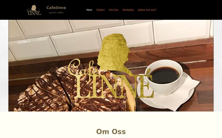 Screenshot of cafelinne.com