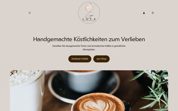 Zrzut ekranu cafeluca-besenhausen.de