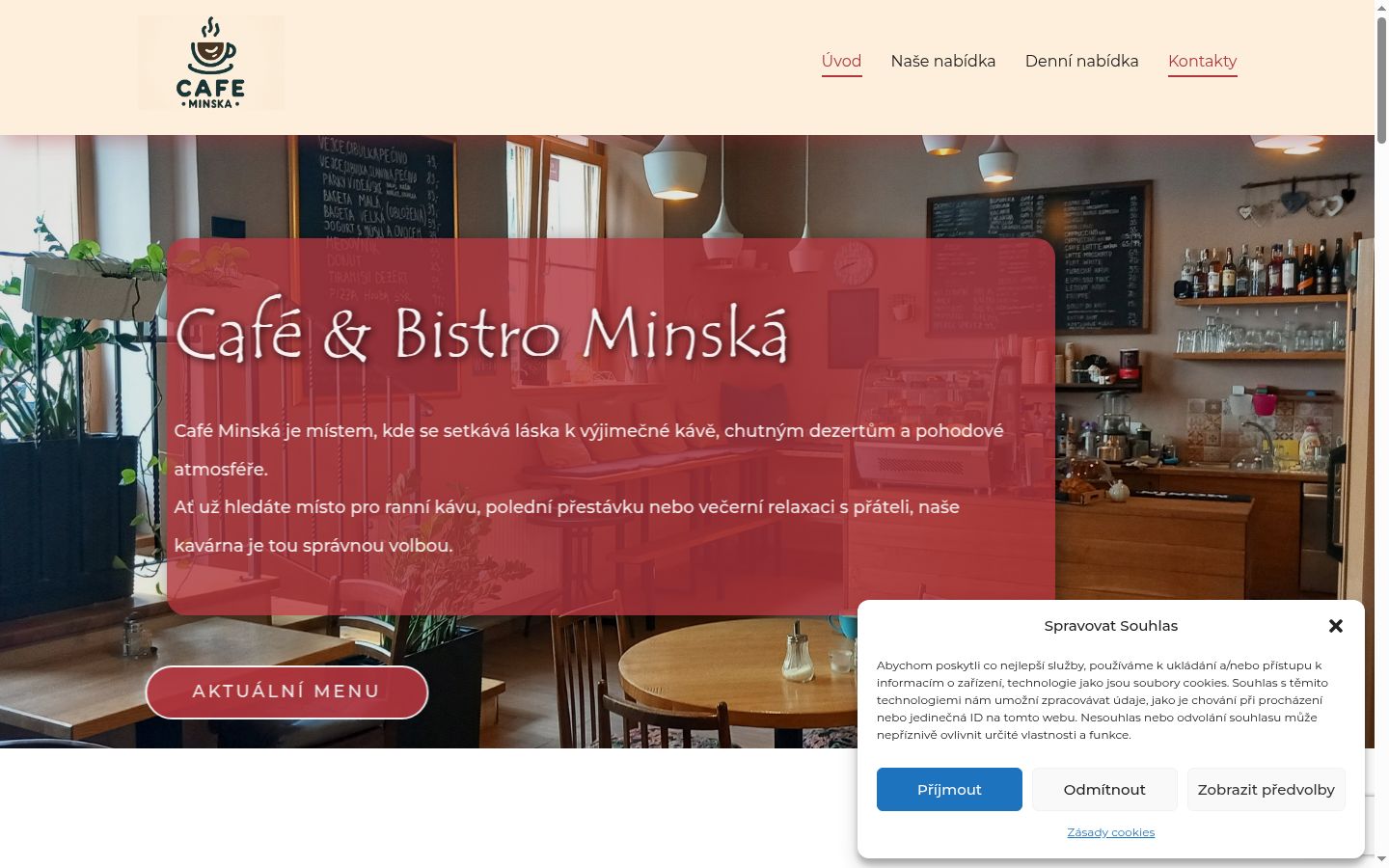 Screenshot tal-banner tal-kunsens muri qabel kwalunkwe interazzjoni