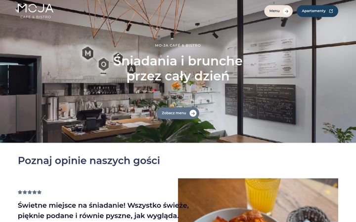 Screenshot of cafemoja.pl