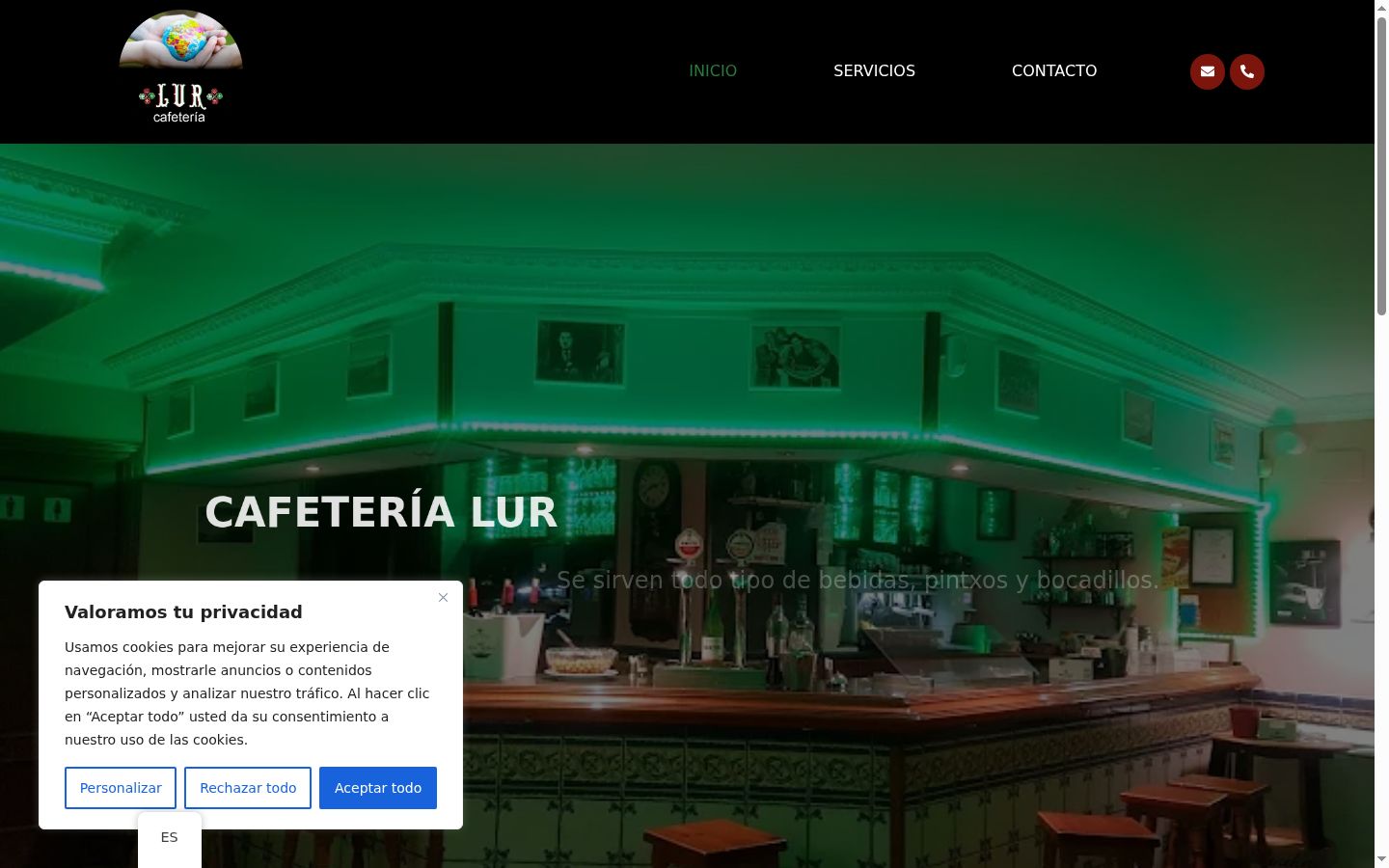 Screenshot tal-banner tal-kunsens muri qabel kwalunkwe interazzjoni