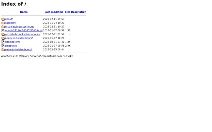 Screenshot of cafemstudio.com