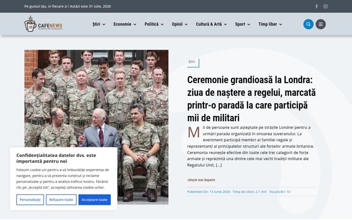 Screenshot of cafenews.ro
