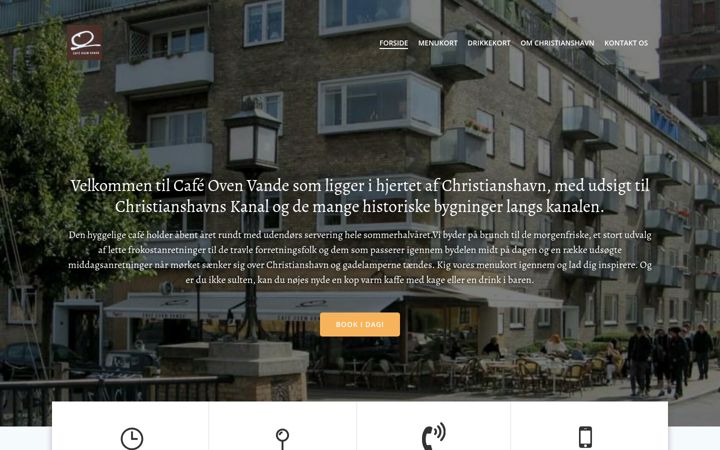 Snímek obrazovky cafeovenvande.dk
