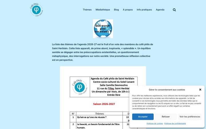Screenshot of cafephilo-saint-herblain.fr