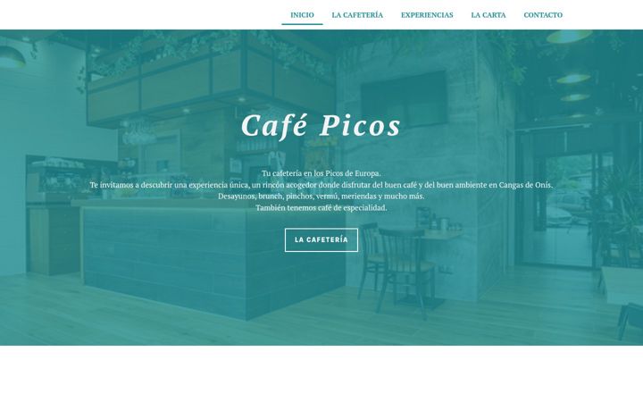 Screenshot of cafepicos.com