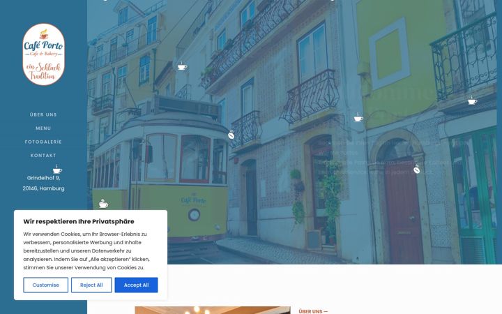 Screenshot of cafeporto.de
