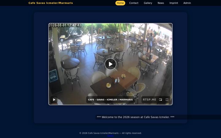 Screenshot of cafesavas.com