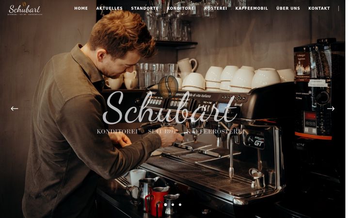 Zrzut ekranu cafeschubart.de
