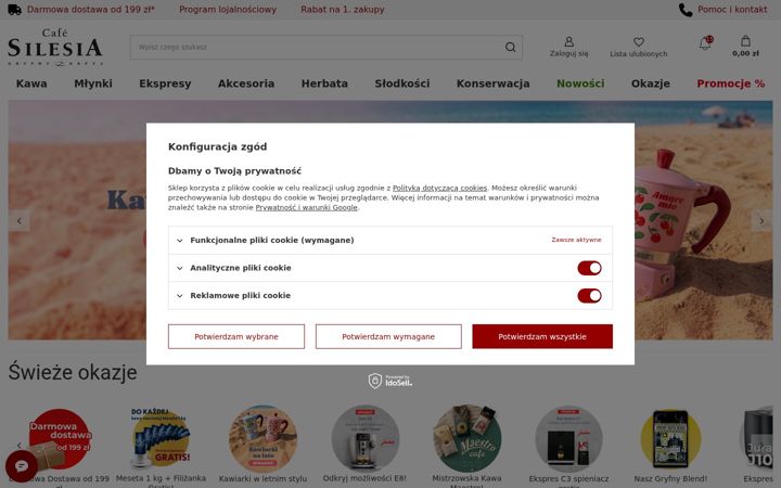 Screenshot of cafesilesia.pl