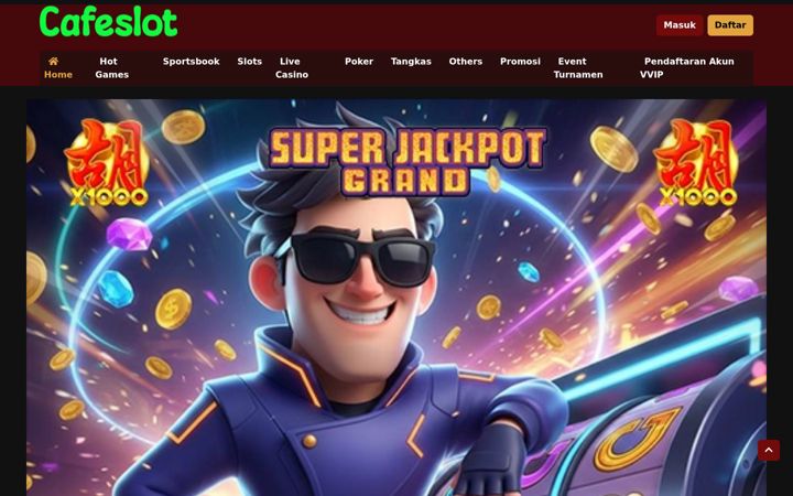 Screenshot of cafeslot.net