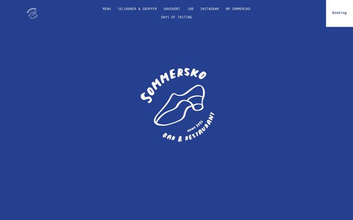 Screenshot of cafesommersko.dk