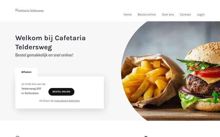 Screenshot of cafetariateldersweg.nl