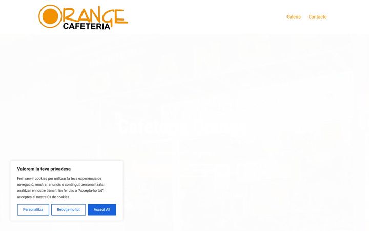 Screenshot of cafeteriaorange.com