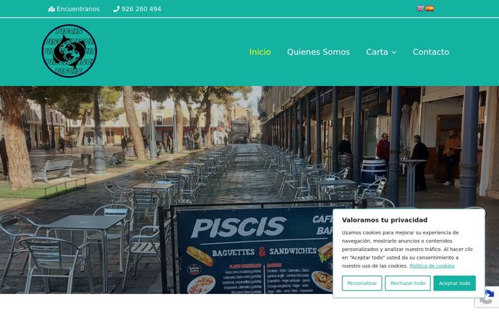Screenshot of cafeteriapiscis.es