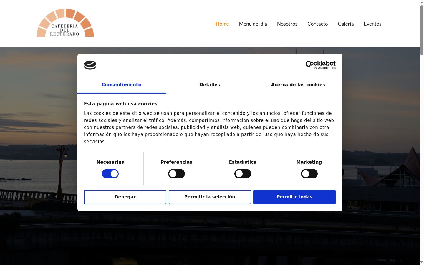 Sutikimo reklamjuostės, rodytos prieš bet kokią sąveiką, ekrano kopija