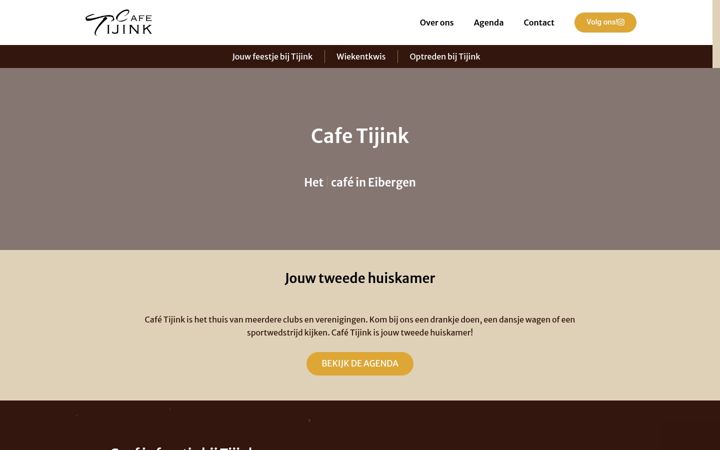 Screenshot of cafetijink.nl