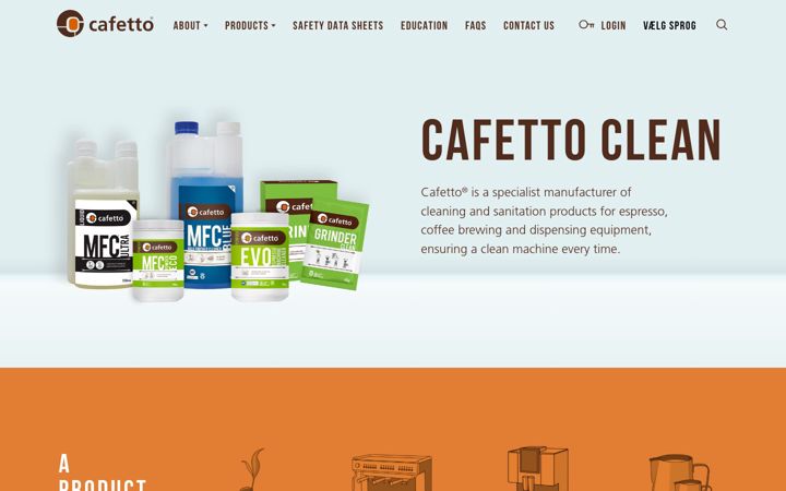 Skjámynd af cafetto.com.au