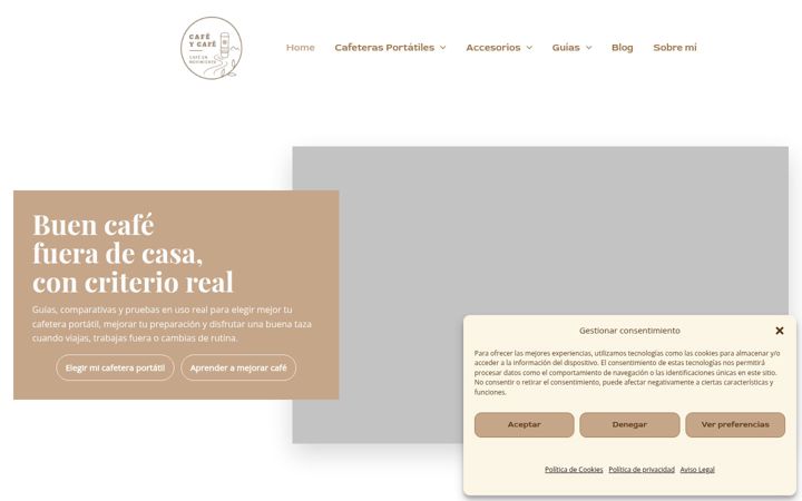 Screenshot of cafeycafe.com