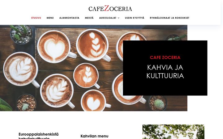 Screenshot of cafezoceria.com