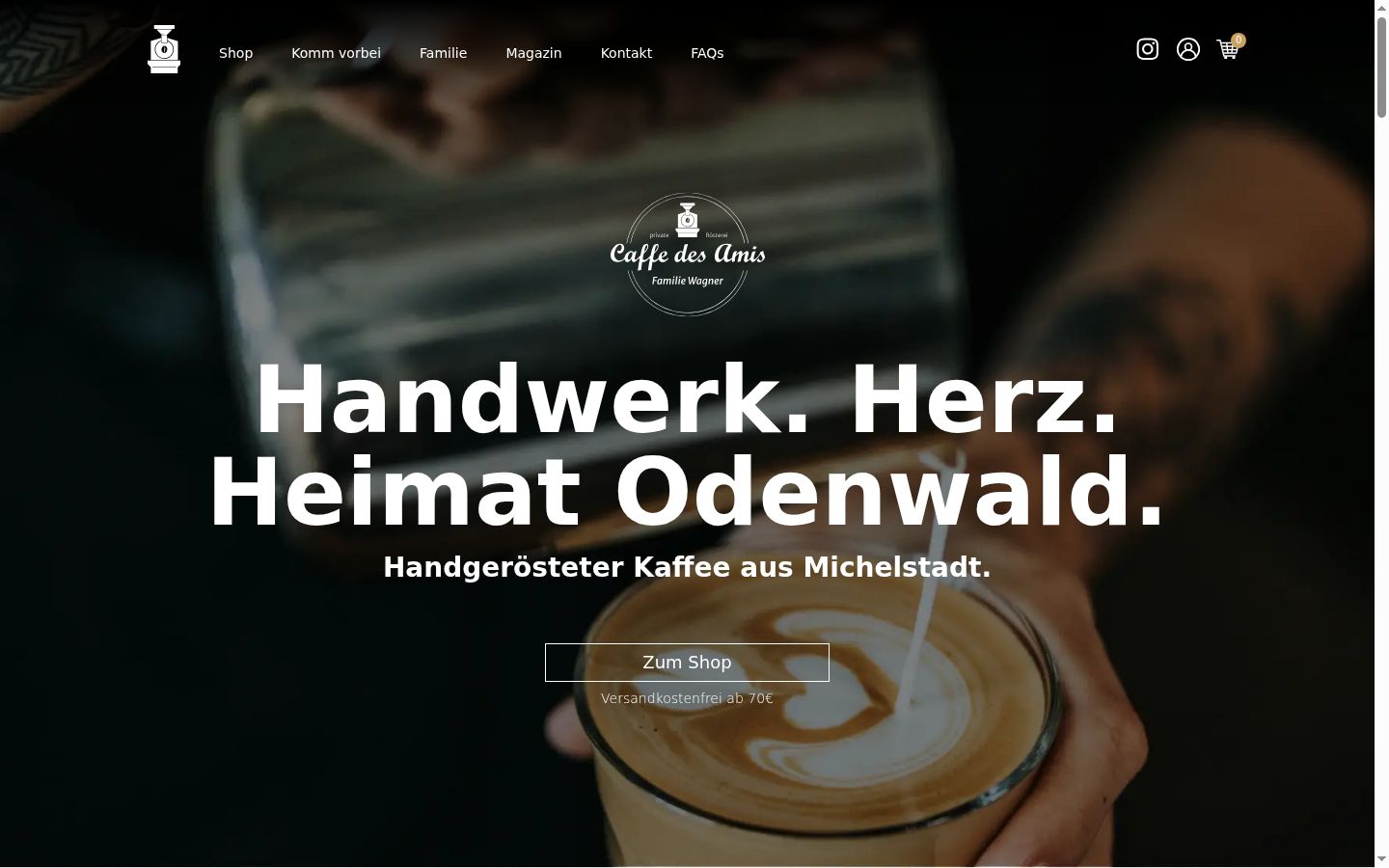 Screenshot des Einwilligungsbanners vor jeglicher Interaktion