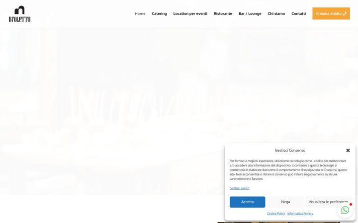 Screenshot of caffebrolettovarese.it