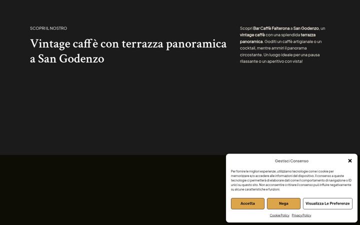 Screenshot of caffefalterona.com