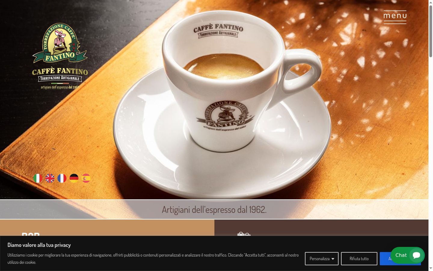Screenshot του banner συγκατάθεσης που εμφανίστηκε πριν από οποιαδήποτε αλληλεπίδραση