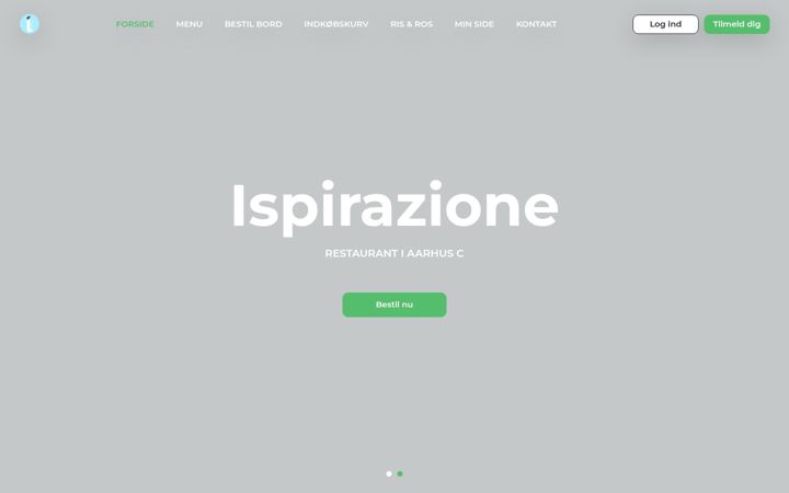 Screenshot of caffeispirazione.dk