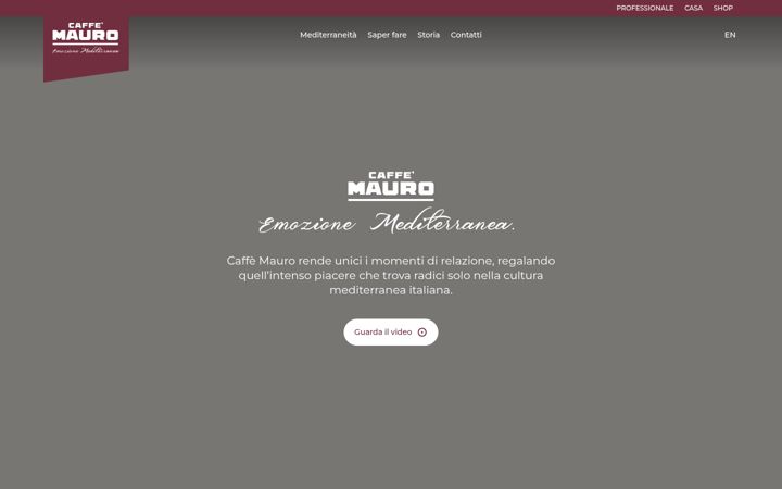 Zrzut ekranu caffemauro.com
