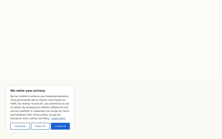 Screenshot of caffetoscani.com