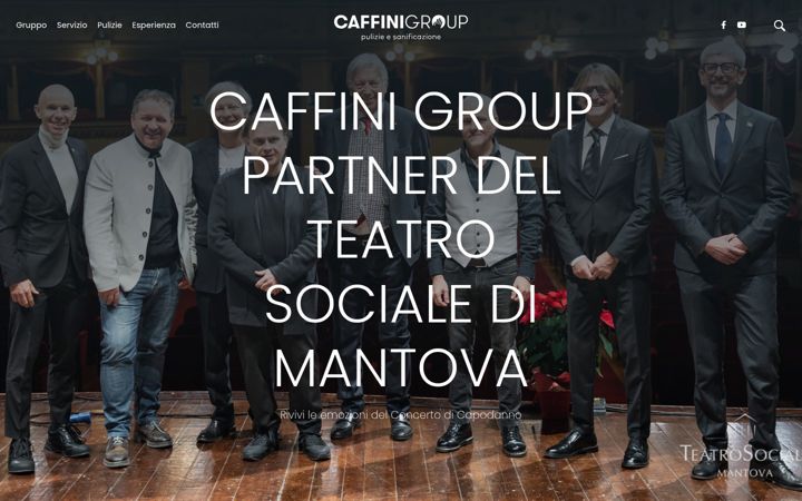 Ekrano kopija caffinigroup.it