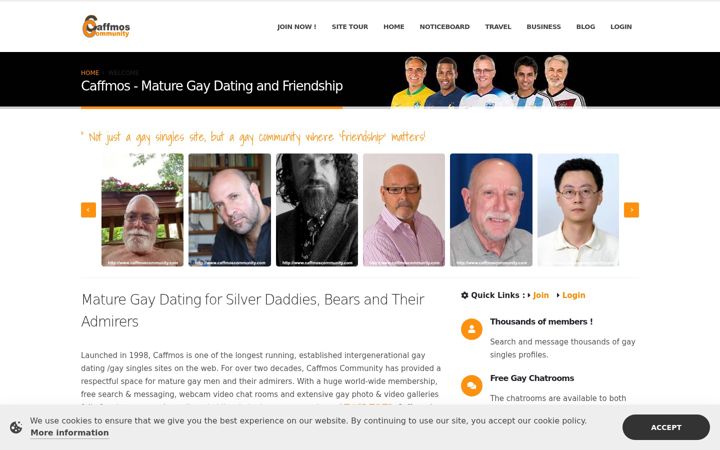 Screenshot of caffmoscommunity.com